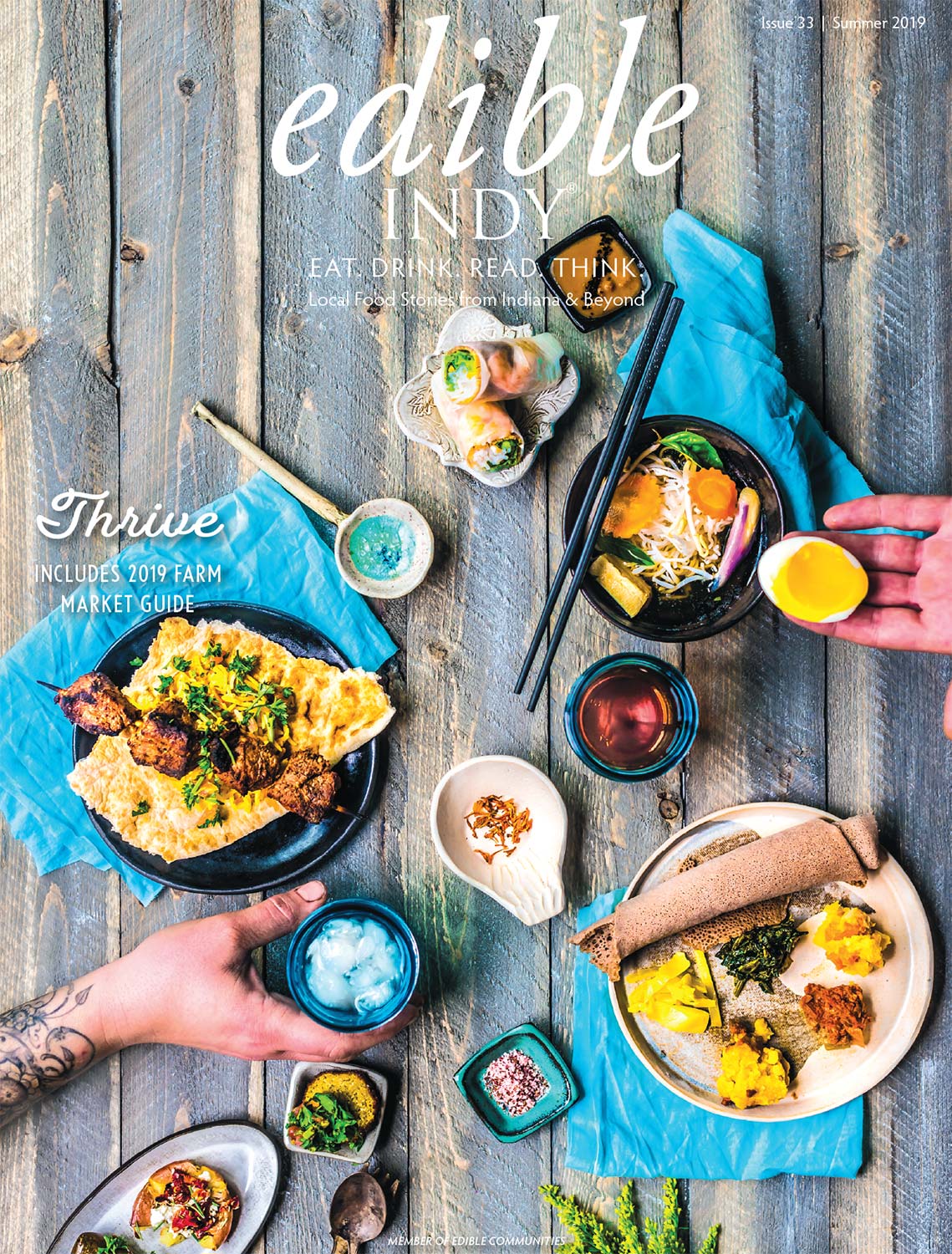edible Indy magazine Summer 2019 cover