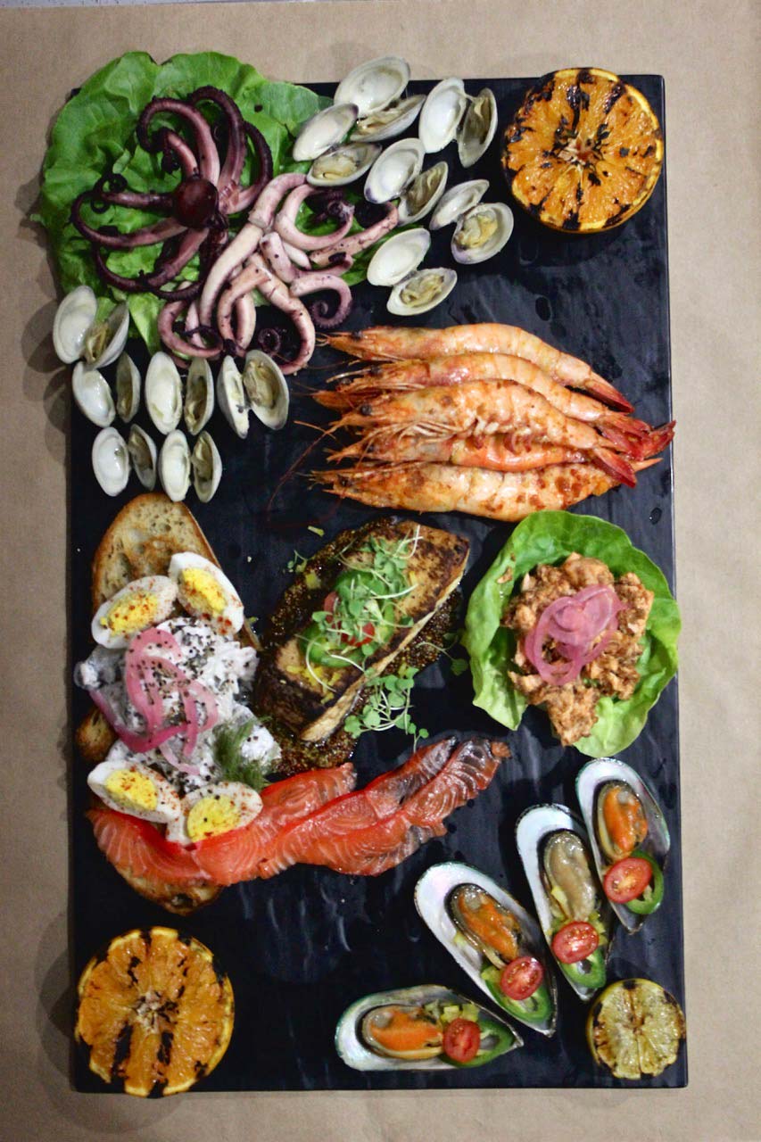 The Ultimate Fish and Meat Board