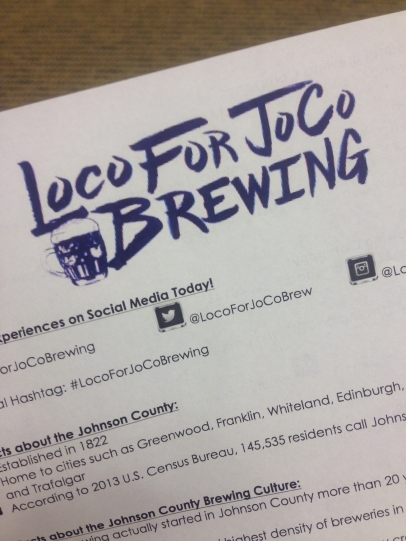 Loco For JoCo Brewing Paper