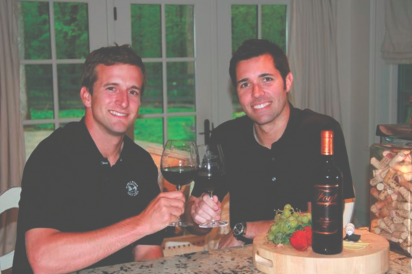 A.J. Foyt IV and Larry Foyt, partners in the Foyt Family Winery.