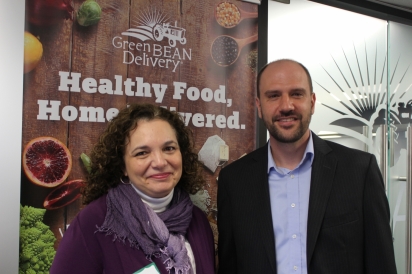 Matt Ewer, Founder of Green BEAN Delivery and Jennifer Vigran of Second Helpings'