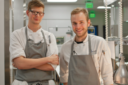 Executive Chef, Chase Hinton, and Creative Team Chef, Alex Stultz