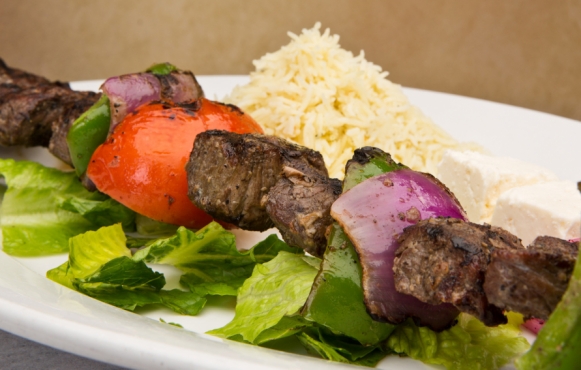 Canal Bistro in Broad Ripple serves us fresh Mediterranean eats. 