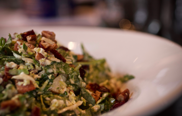 Brussels Sprouts and Kale Cobb Salad