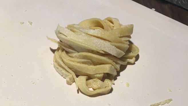 Fresh, homemade pasta by Andrea Bettini.