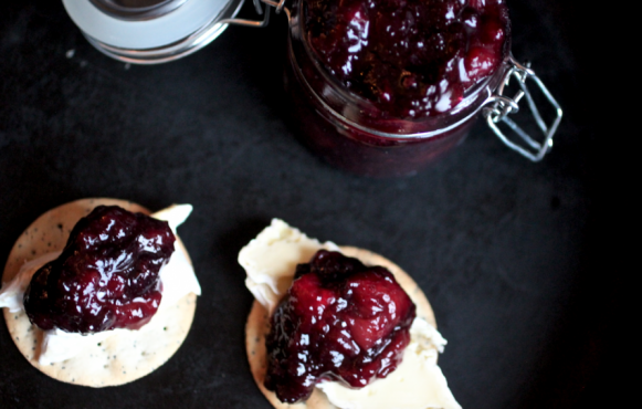Blueberry Peach Preserves, Edible Indy, Recipes, Market District, Edible Communities 