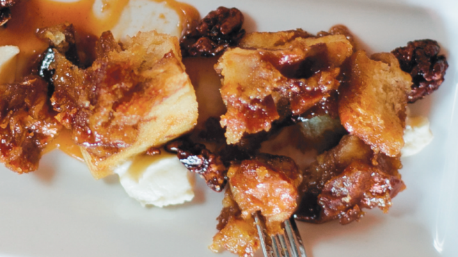 Bluebeard Bread Pudding