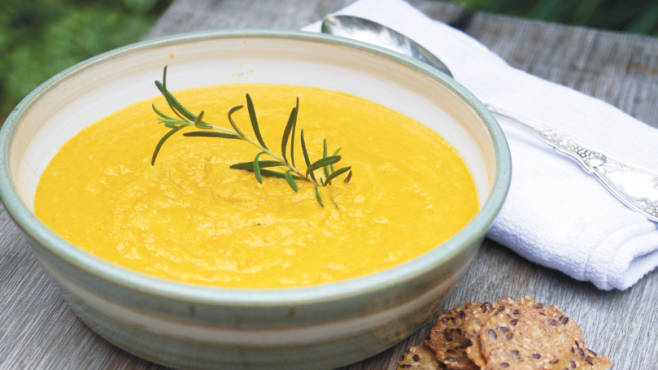 Curried Carrot Ginger Soup