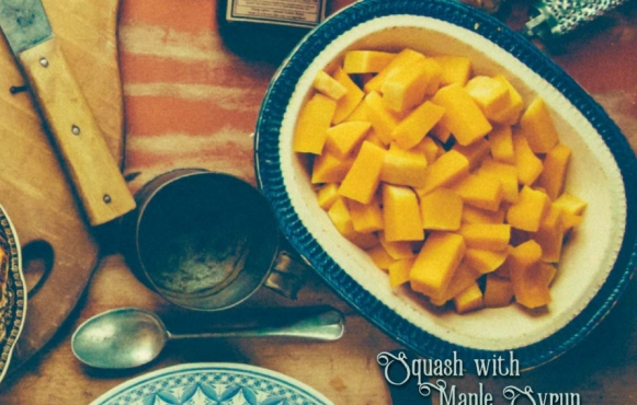 Squash with Maple Syrup